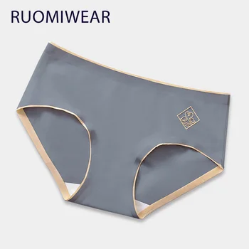 

RMW New Sexy Seamless Women's Underpants Cotton Tanga Panties Healthy Comfort Female Underwear No Suture Line Briefs Lingerie