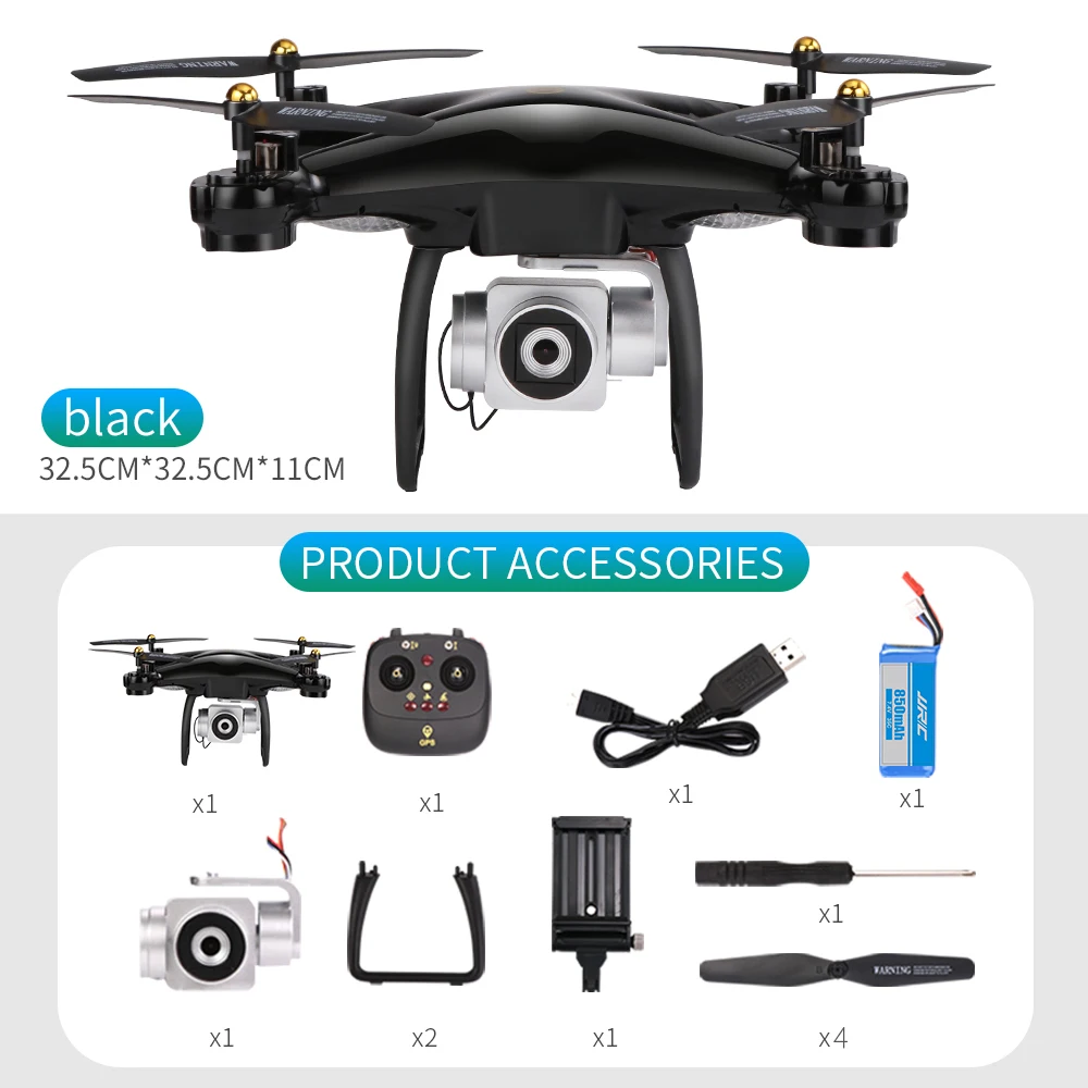 JJRC H68G gps Дрон камера 1080P HD 5G Wifi FPV Квадрокоптер, Радиоуправляемый вертолет Профессиональный Дрон компас Авто слежение Квадрокоптер игрушка