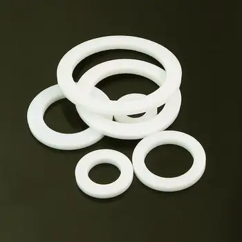 

24x14x2mm PTFE Teflon Flat Washer Gaskets Spacer Insulation Sealing Ring Strip