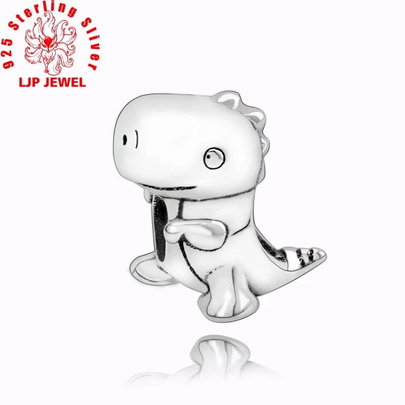 Настоящие бусы подвески динозавра подходят к оригинальным браслетам Пандоры