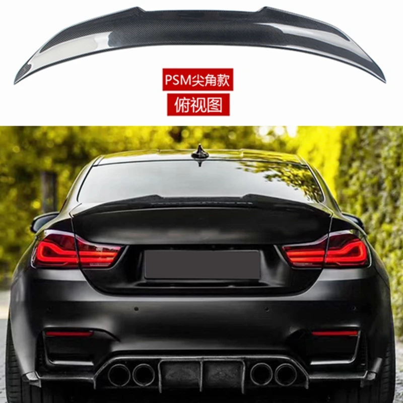 

M4 F82 Rear Deck Spoiler Carbon Fiber PSM Style Spoiler Wing for BMW 4 Series M4 F82 420i 435i 440i 2-door Coupe