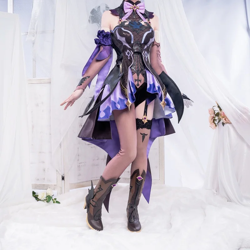 anime cosplay PRE-SALE UWOWO Game Genshin Impact Cosplay Fischl Costume Outfits Dress Special For Halloween Carnival Uniforms sexy cosplay