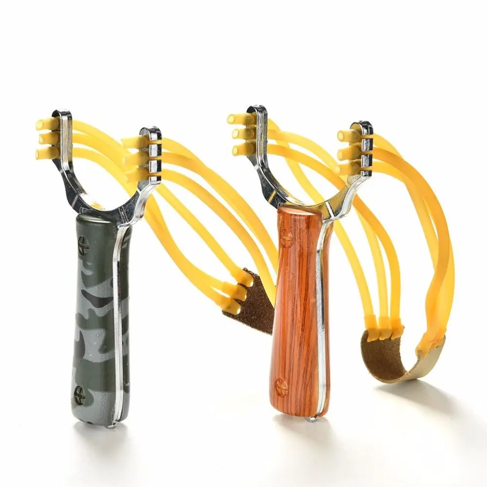 

Professional Slingshot Sling shot Aluminium Alloy Slingshot Catapult Camouflage Bow Un-hurtable Outdoor Game Playing Tools