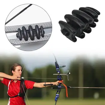 

Bow Arcualia Stabilizer Bow Arcualia Silencer Arrow Archery Field Bowstring Rubber Black DIY Shooting Durable Outdoor Sports