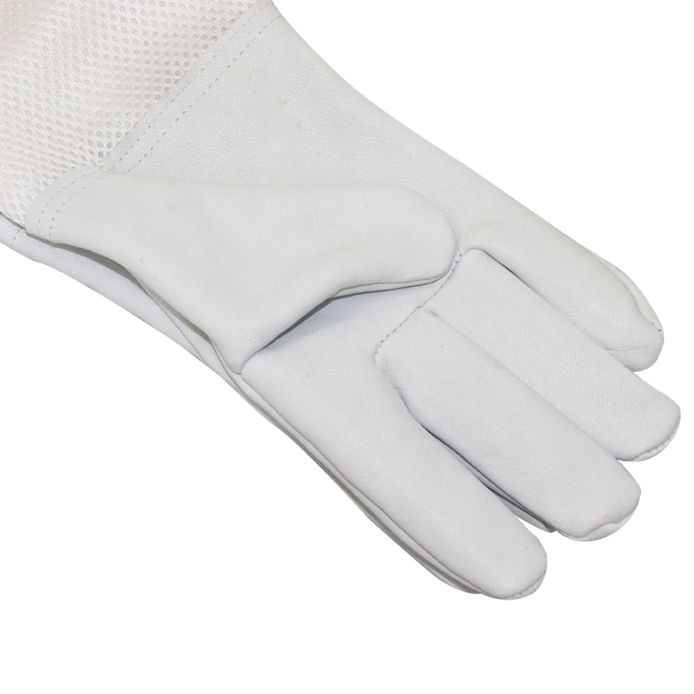 Breathable Mesh Sheepskin Beekeeping Gloves For Beekeepers