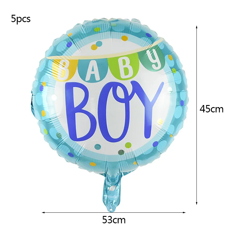 baby boy Прекрасный мультфильм латексный воздушный шар "Конфетти" Слон воздушный шар из фольги в виде животного надувной Глобо для детей день рождения Вечеринка Детский душ Декор - Цвет: baby boy