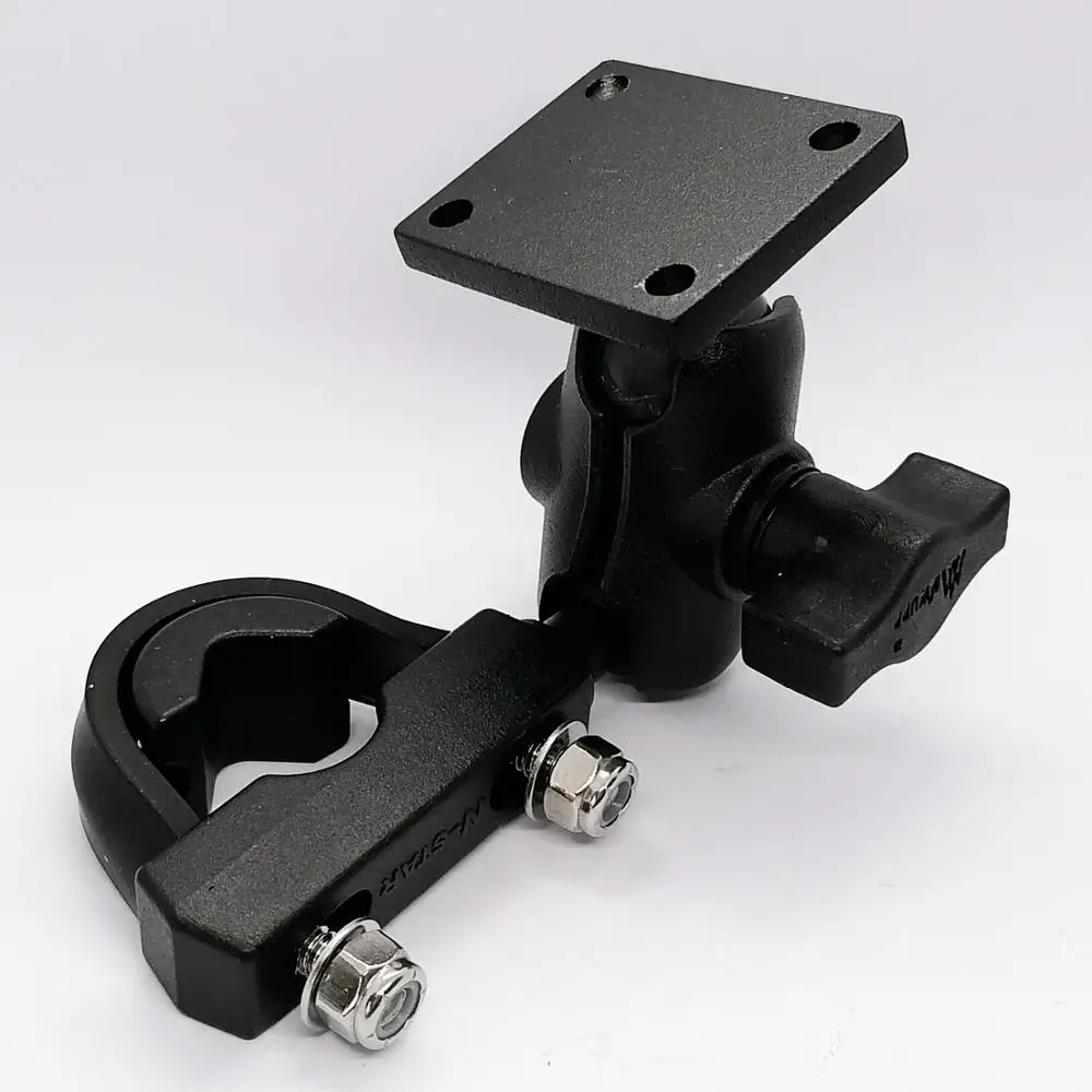 Motorcycle Handlebar Aluminum Alloy Mount 5.3 CM Double Socket Arm with Standard AMPS Hole Pattern Square Base | - Цена: 2 467,23 руб.