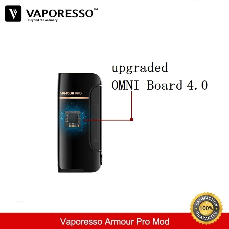 Е сигарета испаритель Armour Pro 100 Вт TC Vape Mod подходит Каскад для бак вейпер Поддержка