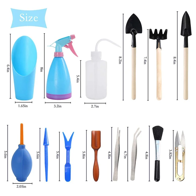 3/7/12/11/16Db Kerti Ültetvénykészlet Zamatos Ültetési Diy Transzplantációs Palánták Szerszám Bonsai Műtrágya Fúróberendezés - Image 6