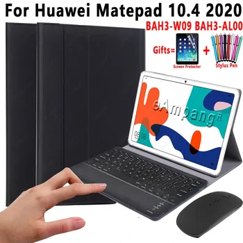 

Touchpad Keyboard Case And Wireless Mouse For Huawei Matepad 10.4 BAH3-W09 BAH3-AL00 DetachableTrackpad Keyboard Bluetooth Mice