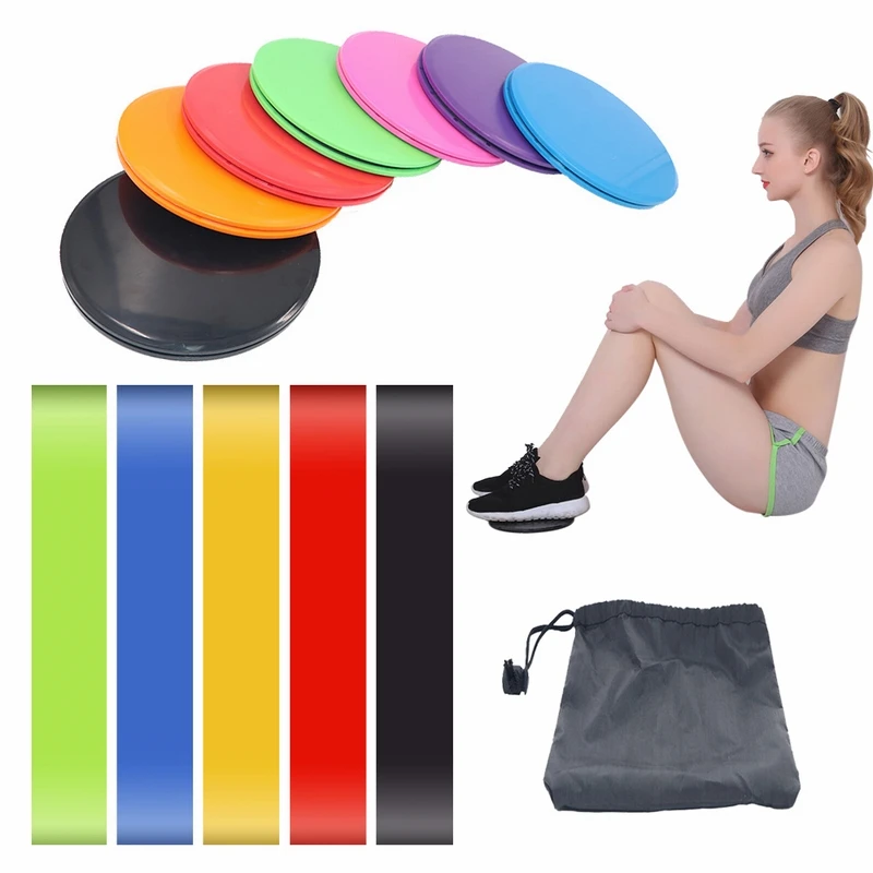 Hot Unisex Resistance Bands Elastic Exercise Bands Hip Exercise Workout Pull Rope With Strength Fitness Equipment