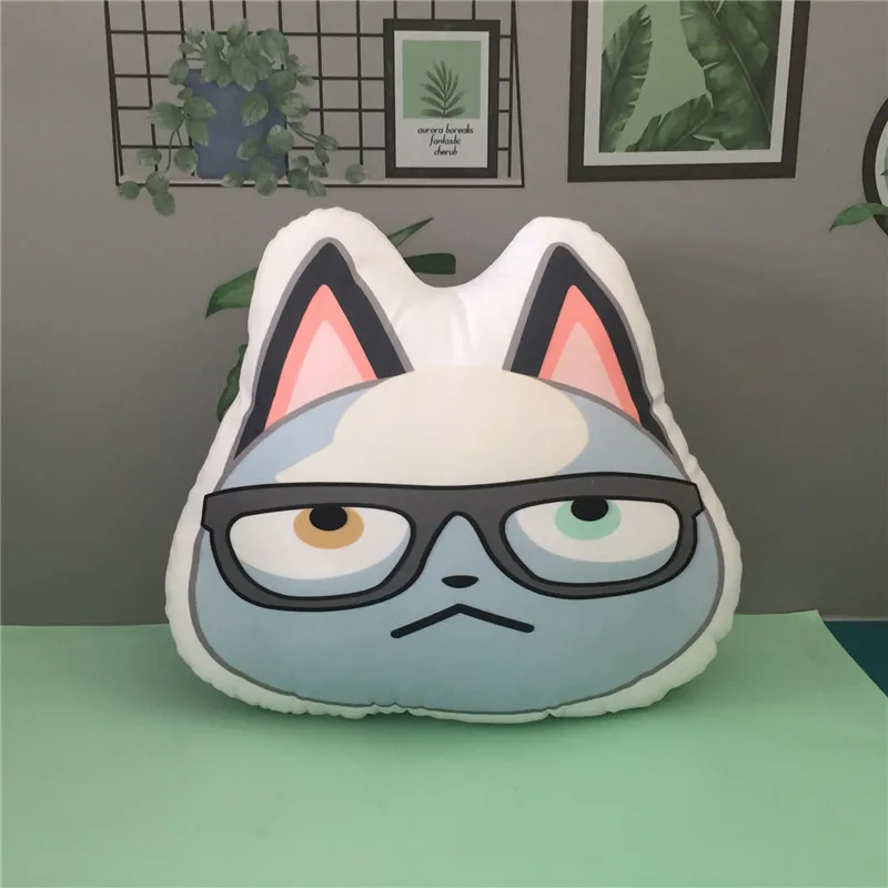 Animal Crossing Plush Keychain Raymond New Horizons Raccoon Leaf Kohlrabi Fossil Amiibo Isabelle Key Bag Pendants Dolls 10pcs  (27)