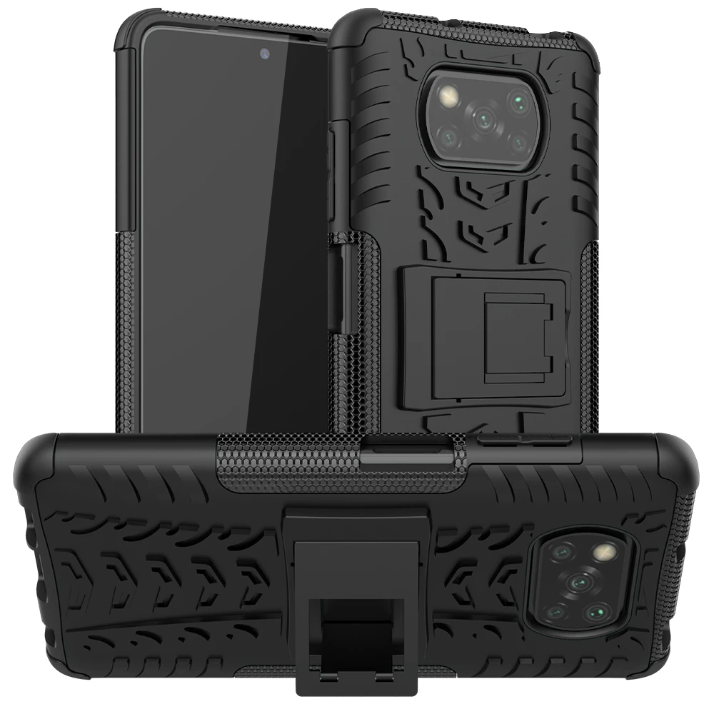 

For Xiaomi Poco X3 NFC Case For Poco X3 X2 M2 F2 Pro Cover Shockproof Armor Silicone Protective Phone Bumper For Poco X3 NFC