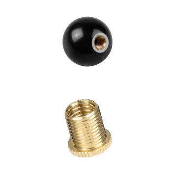 

Black 8 Ball M12*1.25 Gear Shifter Shift Knob Boot with M10x1.5 Nut Insert