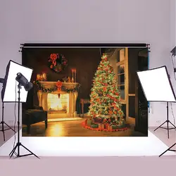 Рождественский фон для фотосъемки праздничные вечерние реквизиты тканевый фон для фотосъемки 1,5x2,1 м