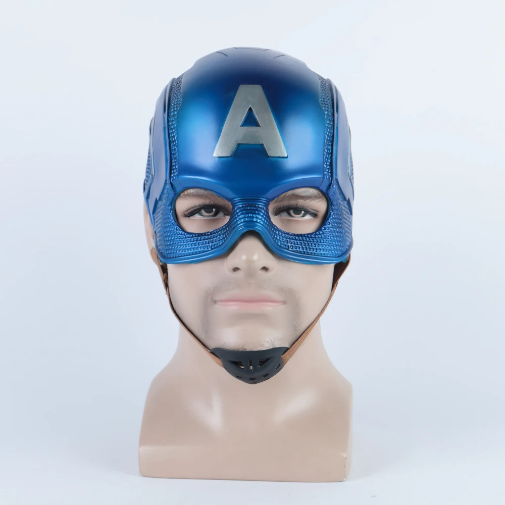capacete macio pvc cosplay steven rogers super-herói