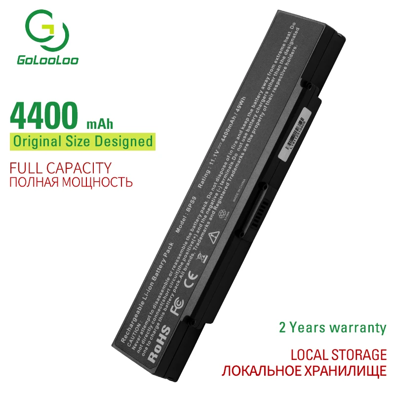 Gololoo 6 ячеек Новый аккумулятор для ноутбука VGP-BPL9 VGP-BPS9 Sony VAIO VGN-AR AR41E AR41L AR41M AR41S AR48C AR49G