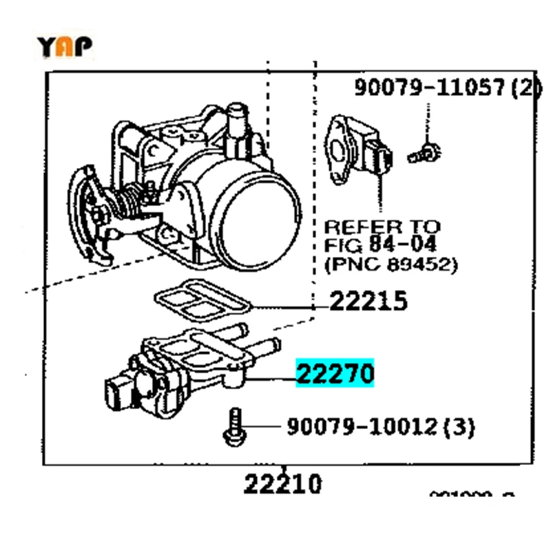Фото Мотор для контроля воздуха на холостом ходу, подходит для LexusToyota ES300 CAMRY 3.0L V6 22270-62020 1992-93 №4