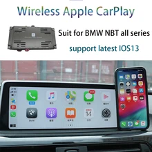 IOS App видео в движении CarPlay модуль решение для BMW X5 X6 F15 F16 iDrive ID4 6PIN LVDS монитор