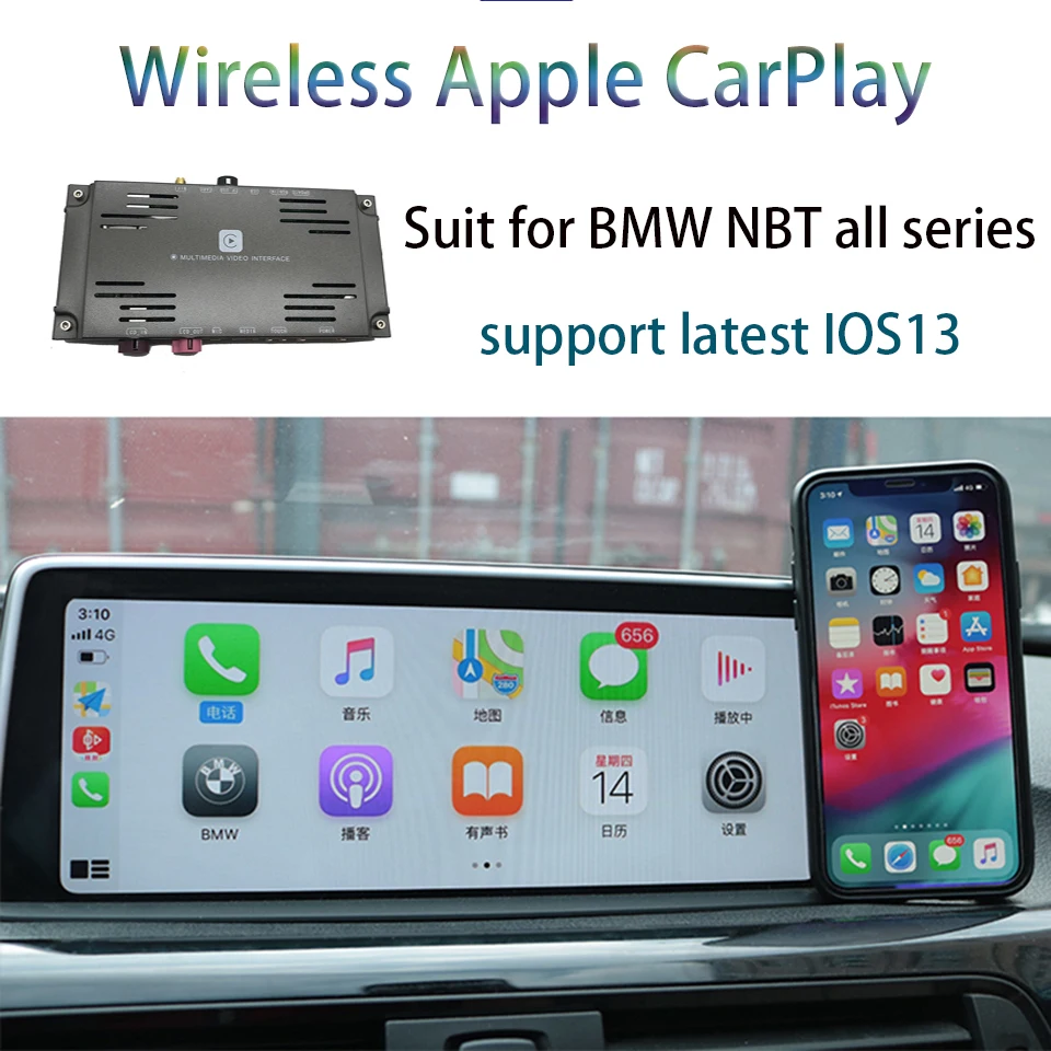 

Car Video Interface Module for BMW CarPlay Activation Retrofit Factory Unlock Car Play Android Auto Display Mirror