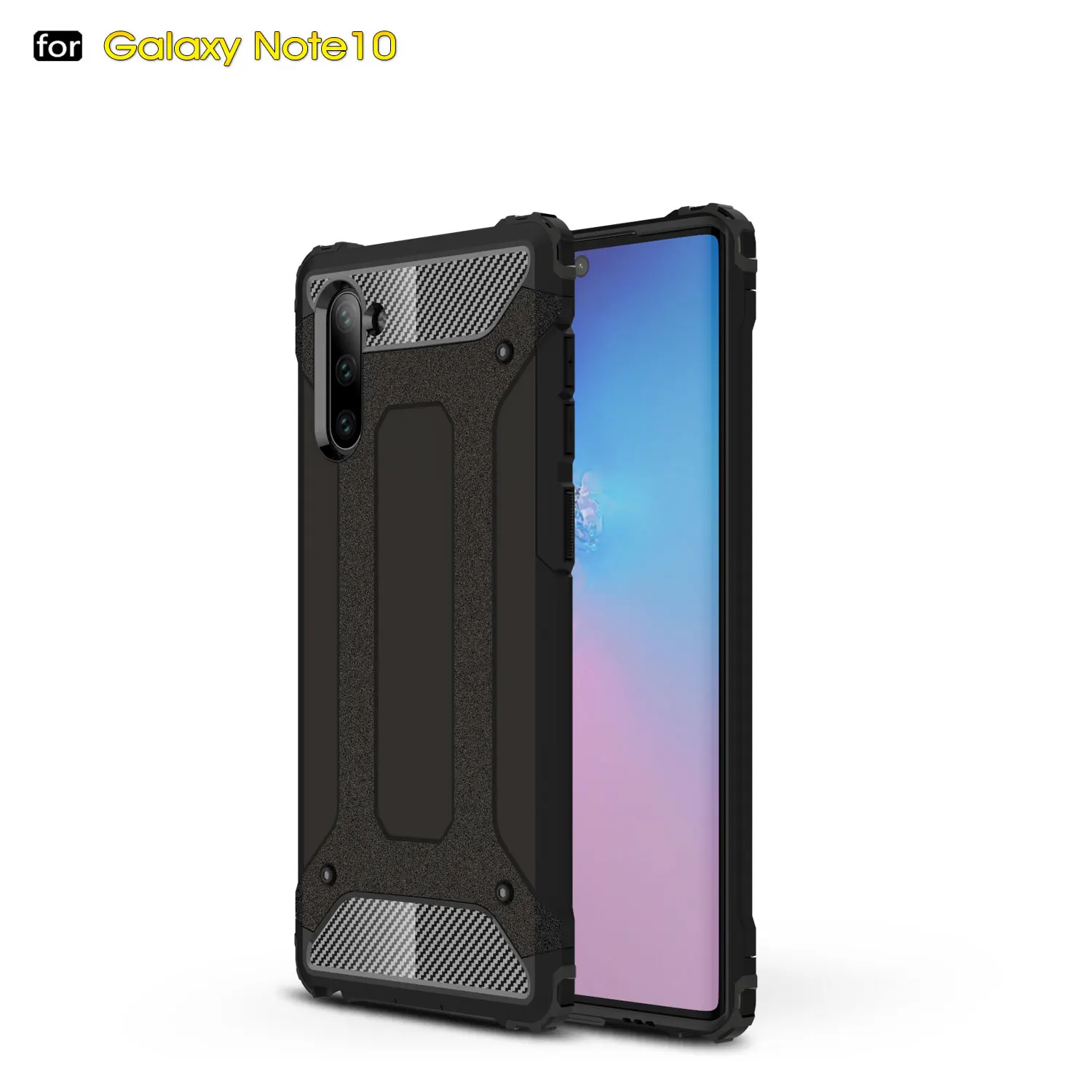 Гибридный чехол для samsung Galaxy NOTE 10 9 8 S10e S10 S9 S8 A6 Plus S7 Edge полная защитная крышка Броня