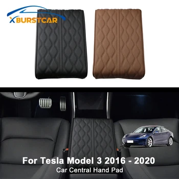 

Xburstcar for Tesla Model 3 Model3 2016 - 2020 Accessories car Central Armrest Box Pad Armrest Support Memory Cotton Booster Pad