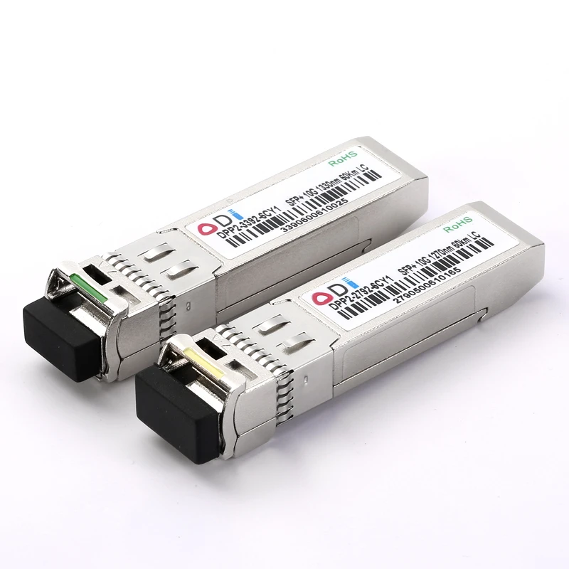 SFP 10G LC 60KM 1270nm/1330nm Industrial grade Single Fiber SFP Optical Module Transceiver Industrial grade -40-85 Celsius