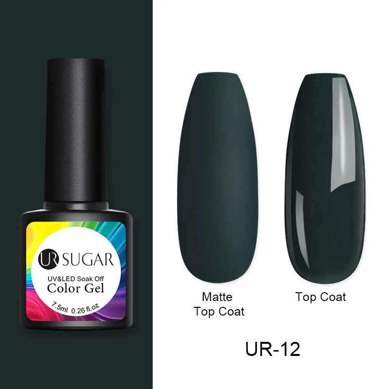 Autumn 12 Ur Sugar 7,5 мл, 27 цветов, Гель-лак для ногтей, розовый, телесный, серый, для зимы, долговечный маникюр, замачиваемый, УФ светодиодный УФ-гель для дизайна ногтей, лак - Цвет: Autumn 12