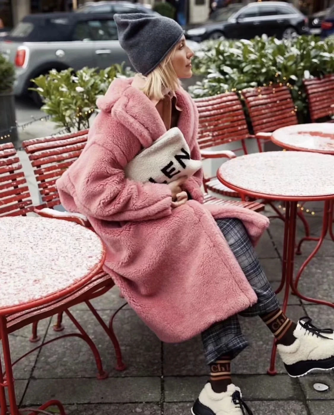 Winter Faux Fur Coats women long coat long sleeve warm lambwool jacket Korean thick warm teddy coat winter fur jacket