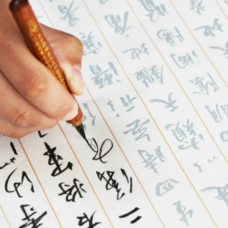Pen-Stijl Wezel Haar Borstel Pen Kleine Reguliere Script Schrijven Borstel Voor Kopiëren Geschriften Chinese Kalligrafie Schilderij Borstels