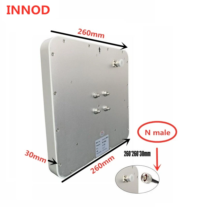 4 шт./лот с высоким коэффициентом усиления UHF rfid с большим радиусом действия 9.2dbi круговая поляризационная антенна с бесплатными бирками для управления складскими активами