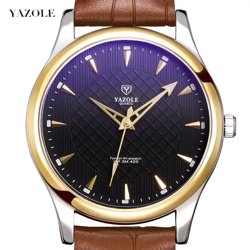 

YAZOLE High Grade Quartz Watches Movement Fashion Business Style Men Watch OEM Custom Life Waterproof Practical Luminous Hand