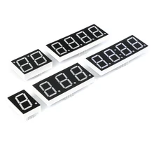 Display led de 0.56 polegadas 7 segmentos, 1 bit/2 bit/3 bit/4 bit dígito catóides vermelho/anodo digital 0.56 polegadas led 7 segmento