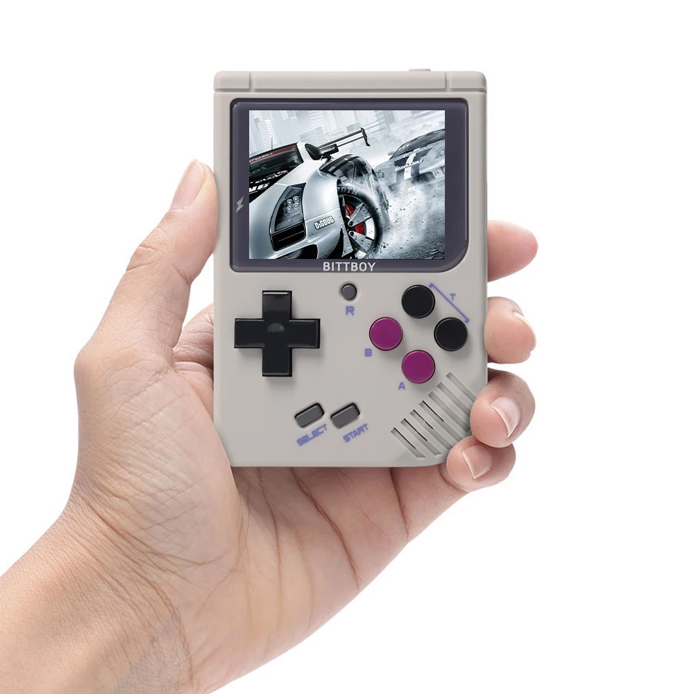 Video Game Console New BittBoy - Version3.5 - Retro Game Handheld Games Console Player Progress Save/Load MicroSD card External