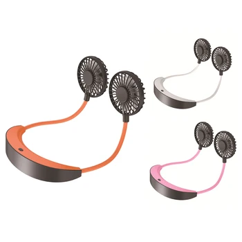 

Portable Fan Mini USB Fan Hand Free Personal Fan Hanging Neck Sport