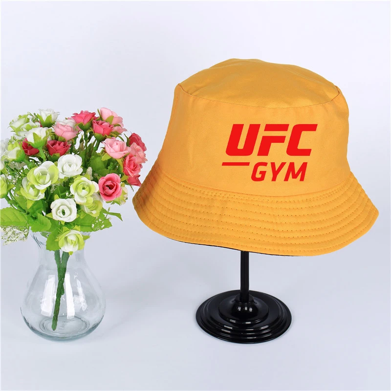 Логотип UFC летняя кепка Женская Мужская Панама, шляпа-Панама плоский солнцезащитный козырек рыбалка, рыбак шляпа