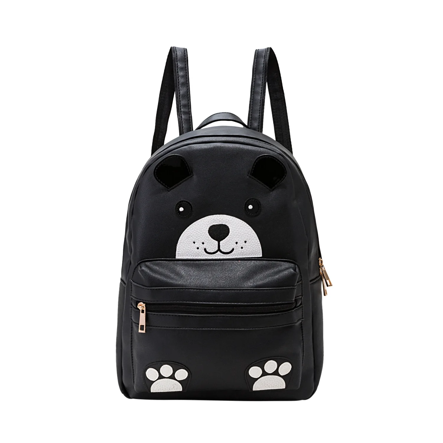 

Manufacturers New Style Korean-style Cool Fashion Simple Verticle Square Bag Black Two-color Shoulder Cartoon Printed Comfortabl