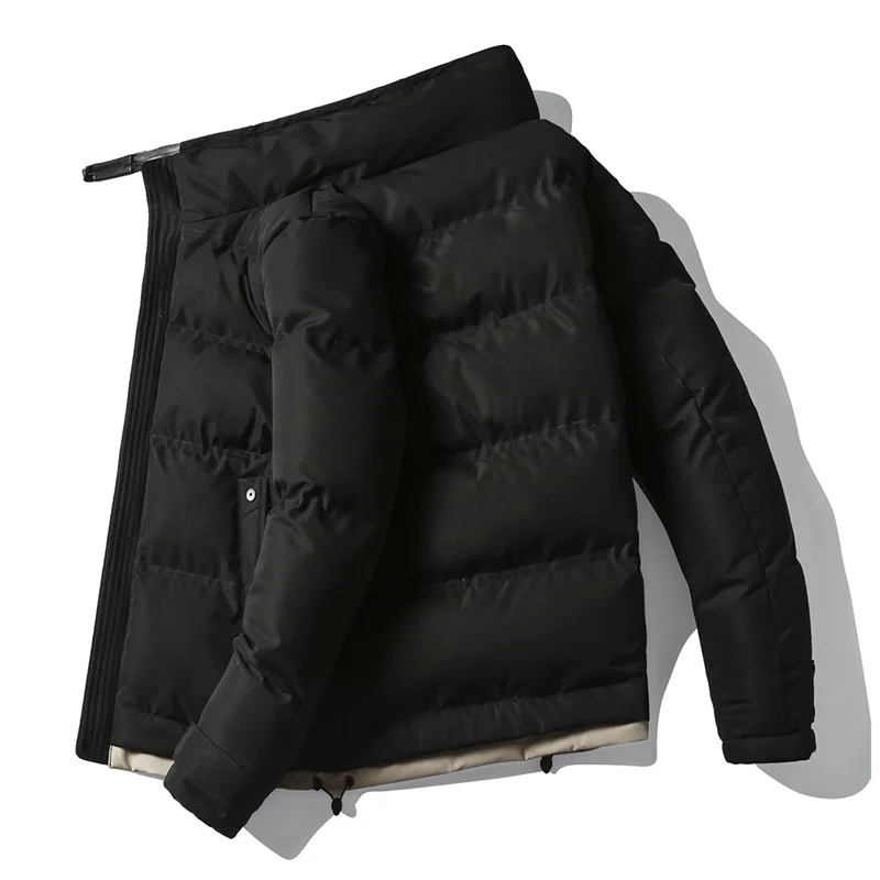 Новая зимняя мужская куртка высокого качества, модное повседневное пальто, уплотненный теплый водонепроницаемый пуховик, Мужская Зимняя парка, верхняя одежда