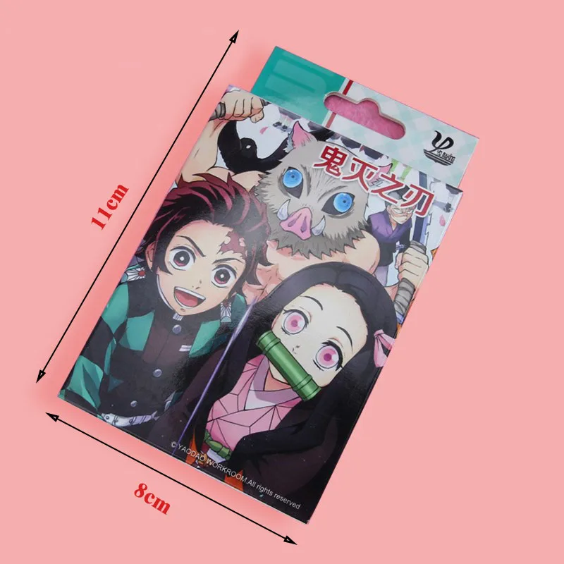 54 шт. карты аниме демон Slayer: Kimetsu no Yaiba Косплей настольная игра в твердом переплете