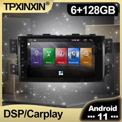 Radio Multimedia con GPS para coche, Radio con reproductor DVD, Android 11, 128GB, CarPlay, unidad principal, estéreo, para Kia Borrego, 2008   2011