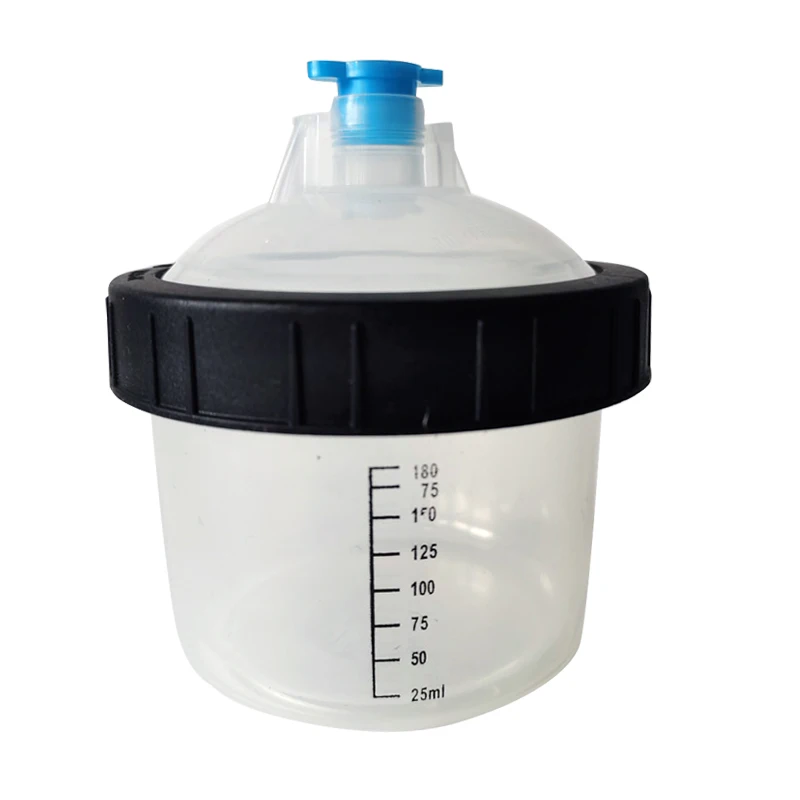 50pcs Spray Gun Paint Mixing Cup PPS Spray Gun Tank Pps Tank 200ml Disposable Paint Cup Type H/O Quick