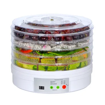 

5-Layer Food Dryer Food Processor Household Mini Timing Fruits And Vegetables Medicinal Meat Dried Fruit Machine 220V/110V