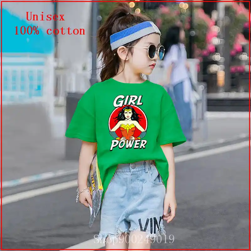 新夏半袖ファッション女の子電源女の子服tシャツカジュアル 快適でかわいい子供服女の子 8 に 12 Tシャツ Aliexpress