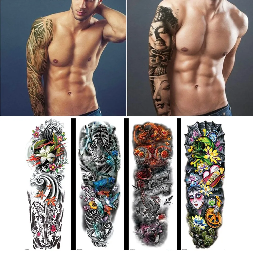 Водонепроницаемые часы с глазом временная татуировка наклейка пагода полная