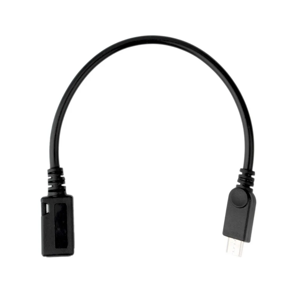 Высокое качество 1 шт. Plug& Play 480 Мбит/с 15 см USB B Micro USB Мужской Женский M/F УДЛИНИТЕЛЬ зарядный кабель шнур проводной конвертер адаптер