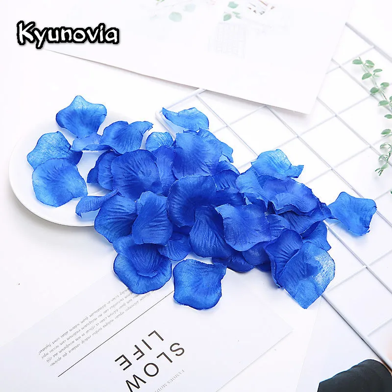 Artificial Rose Petals Flower Confetti for Wedding Aisle Anniversary Bridal Shower Birthday Party Favor Home Decor Supplies HY01
