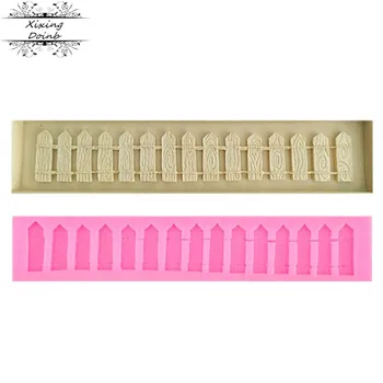 

3D Picket Fence Silicone Fondant Cake Mold Cake Decorating Tools for Candy Chocolate Cookie Baking Tool