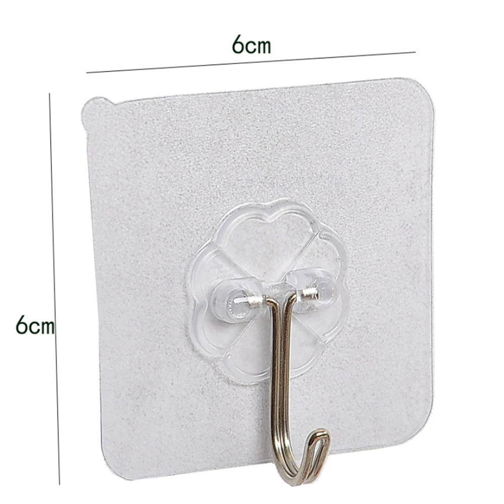 HOMIE wall hock Newest hook up Removable bathroom vacuum hanger Kitchen Wall Strong Suction Cup 6*6cm Hook Hangers Vacuum Sucker 6