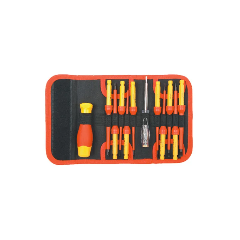 

Persian Tool 12-Piece VDE Changeable Insulation Screw Driver Batch Rod Set BS600240