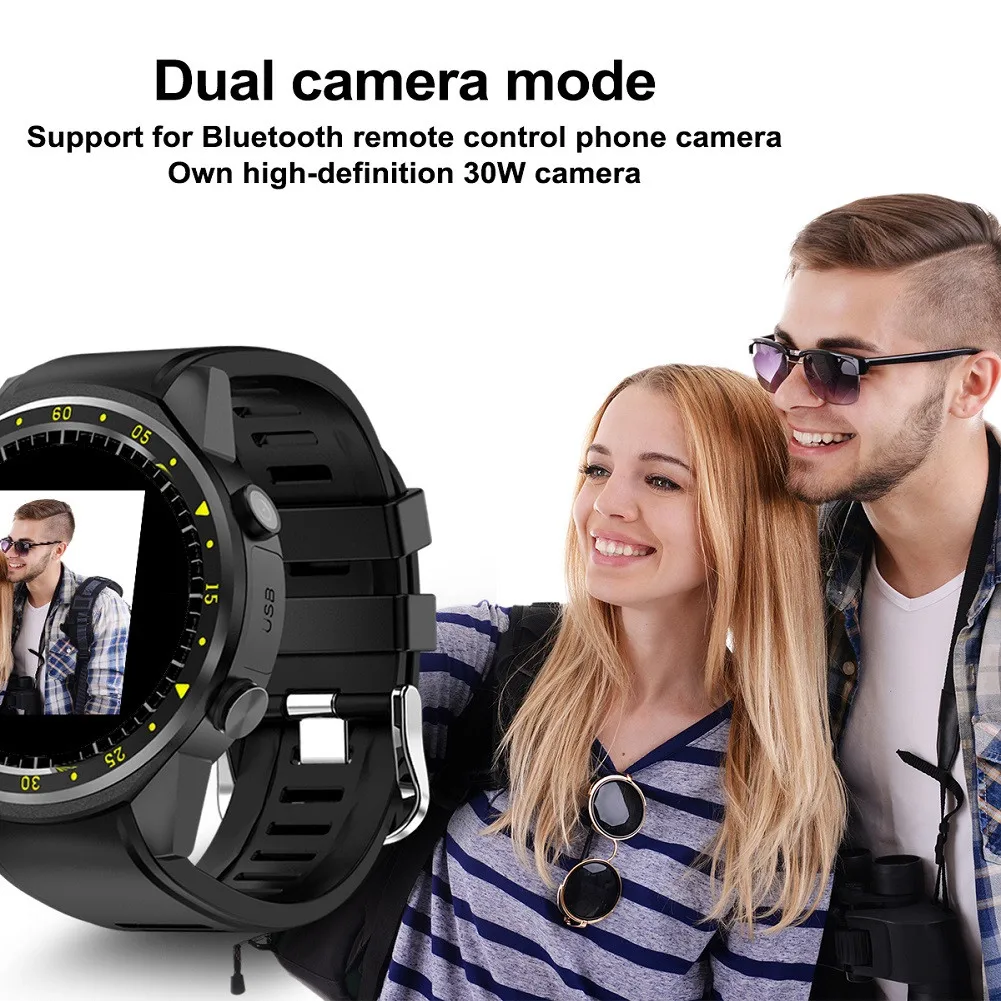 Bluetooth Smartwatch камера gps компас позиционирование мониторинг сердечного ритма высота давление Открытый телефон смарт часы